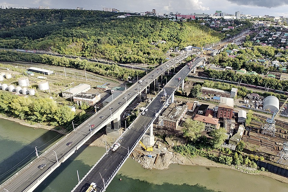 Затонский мост в Уфе. Фото: Предоставлено пресс-службой Гостранса Республики Башкортостан