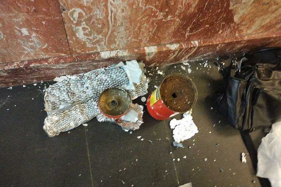 Так выглядела бомба, которую обезвредили на "Восстания". Фото: оперативные службы