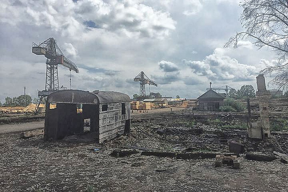 Вот такие «китайские лесопилки» окружают Канск, эта сгорела из-за полного отсутствия противопожарного оборудования.