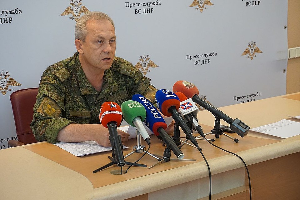Замкомандующего оперативным командованием ДНР Эдуард Басурин