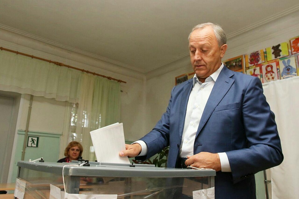 Валерий Радаев принял участие в голосовании.