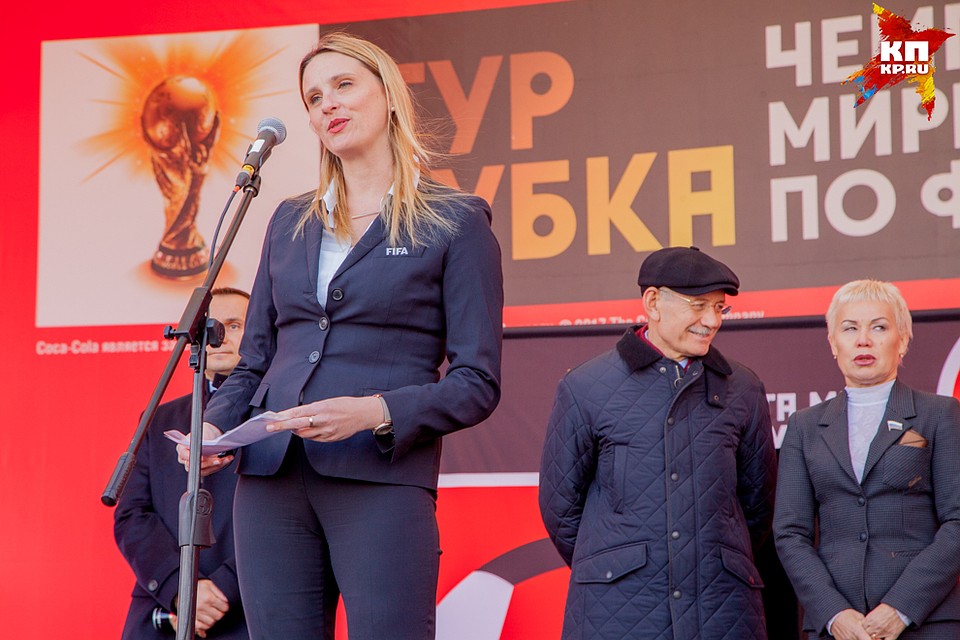 Представитель ФИФА Фелисити Джонс Фото: Кирилл ПЕНКИН