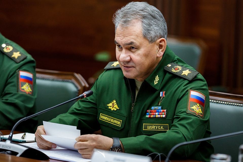 Министр обороны России генерал армии Сергей Шойгу. Фото: пресс-служба Минобороны РФ