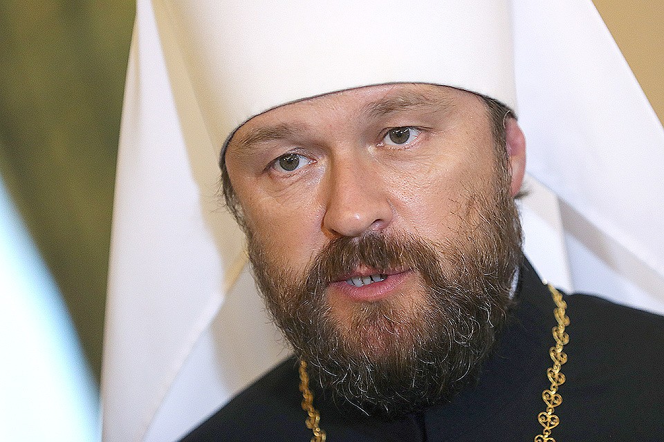 Председатель Отдела внешних церковных связей Московского патриархата митрополит Волоколамский Иларион. ФОТО Валерий Шарифулин/ТАСС