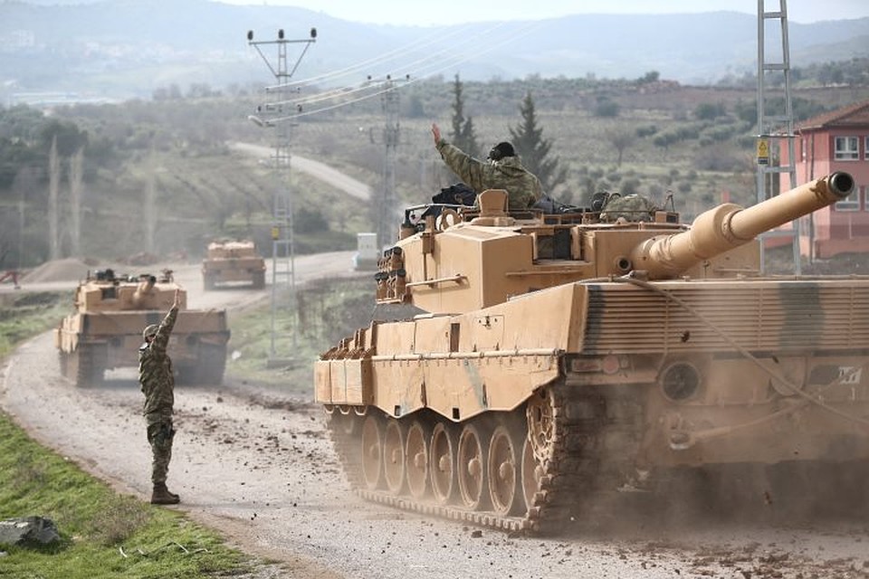 Ранее СМИ сообщили, что в сирийский Африн вошли турецкие танки