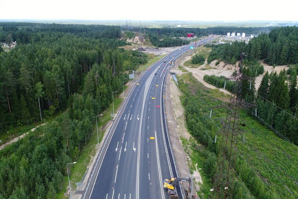 Девятикилометровый подъезд к Петрозаводску стал первым контрактом на объектах ФКУ Упрдор «Кола», где компания несла полную ответственность за подготовку проектной документации