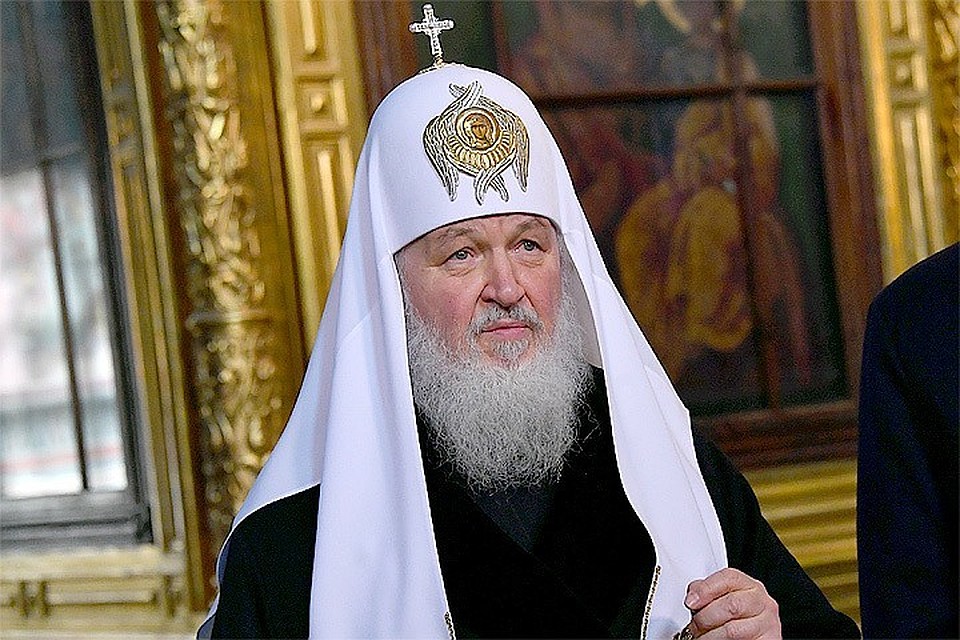 Предстоятель Русской православной церкви Патриарх Кирилл