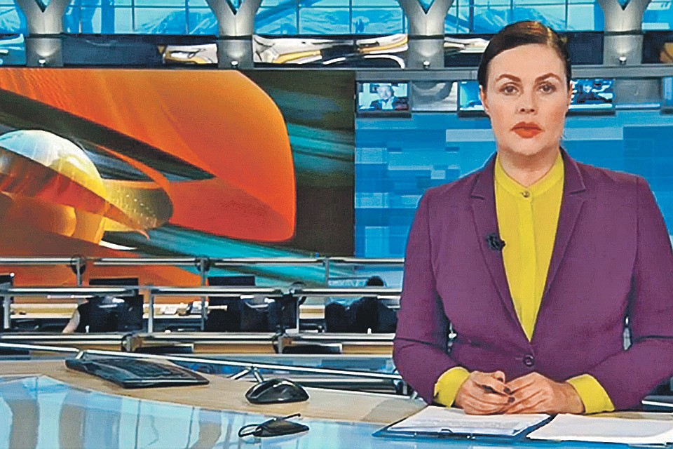 Екатерина Андреева по-прежнему ведет «Время».