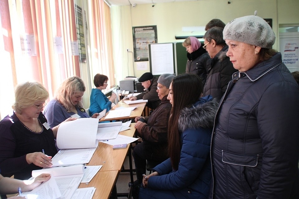 На выборах президента России 2018 к вечеру проголосовали половина жителей Иркутской области