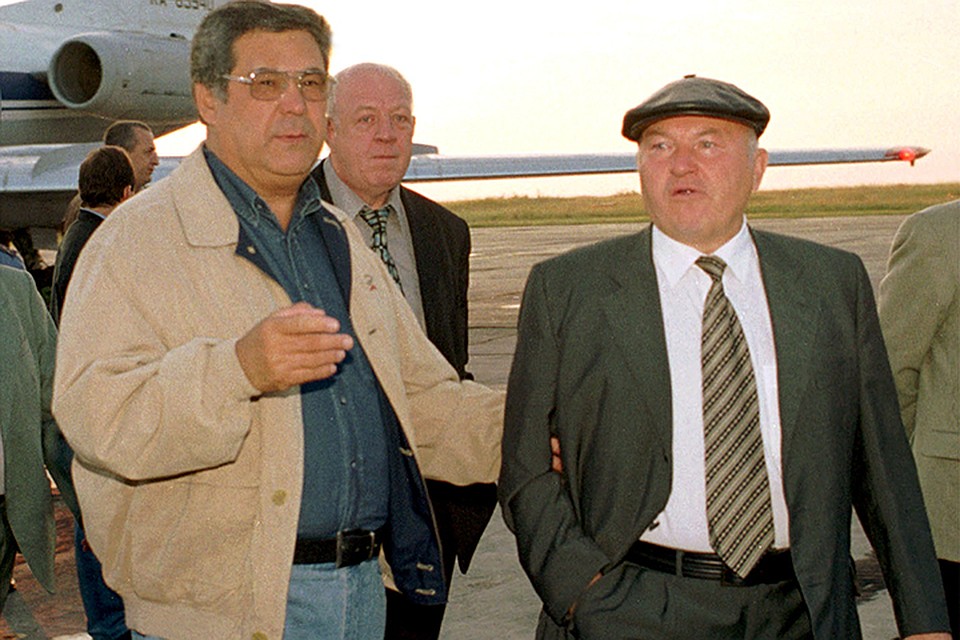 Аман Тулеев и Юрий Лужков