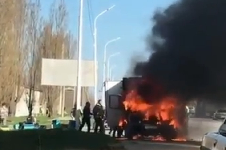 Кадр с места ЧП