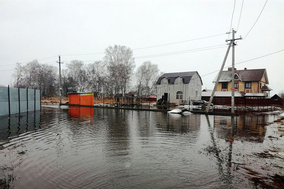 В ДНТ «Березка» подтопление, вода пока заливает только одну улицу
