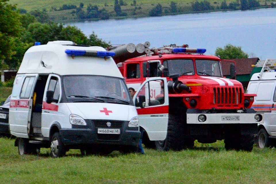 Пожар случился в Грязях