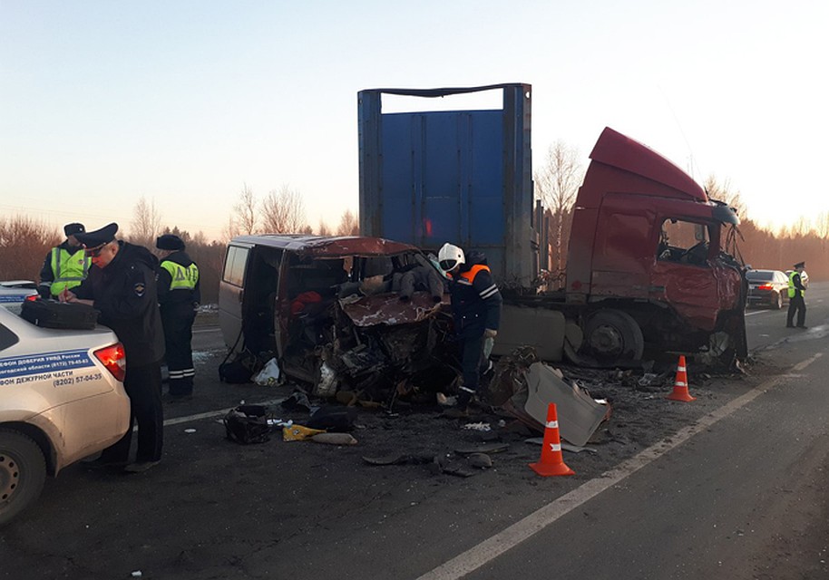 Семь человек погибли близ деревни Царево