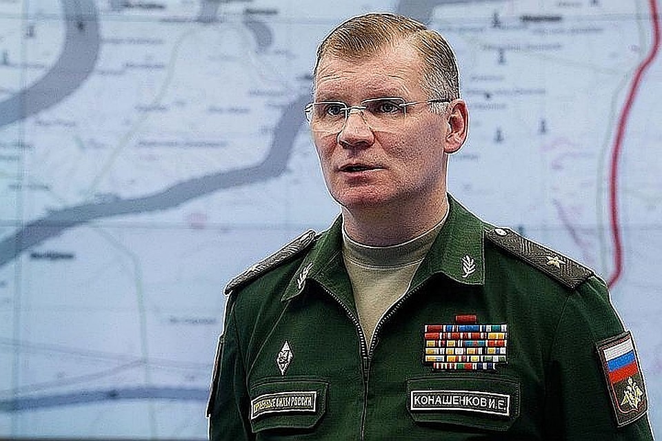 Официальный представитель Минобороны РФ Игорь Конашенков. Фото: Сергей Бобылев/пресс-служба Минобороны РФ/ТАСС