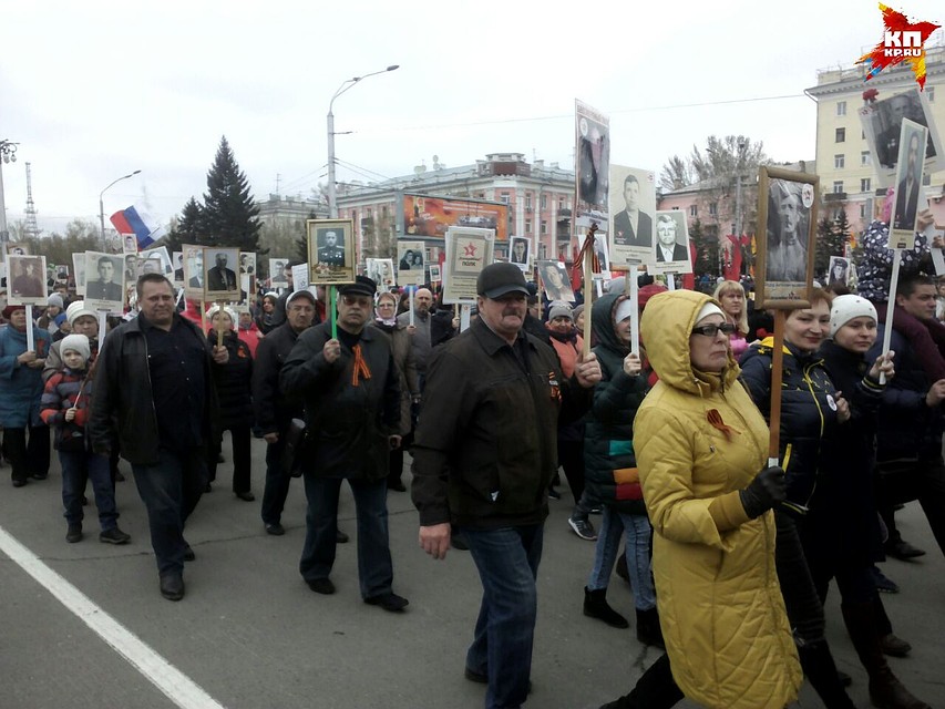 "Бессмертный полк" в Барнауле