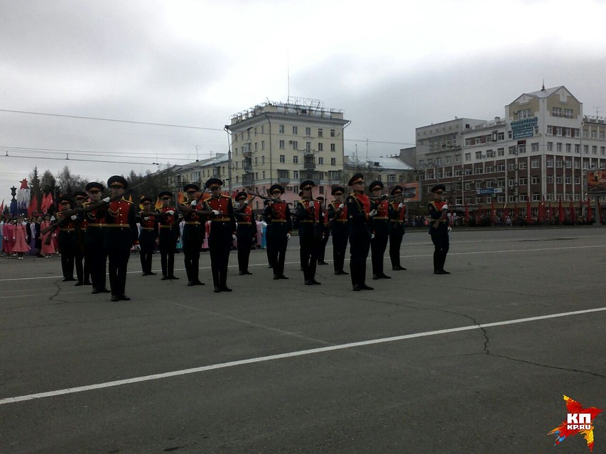Парад 9 мая в Барнауле