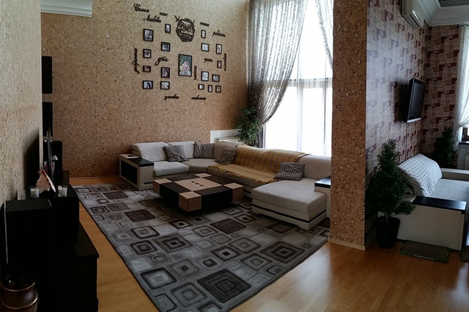 Квартира с сауной и зоной барбекю