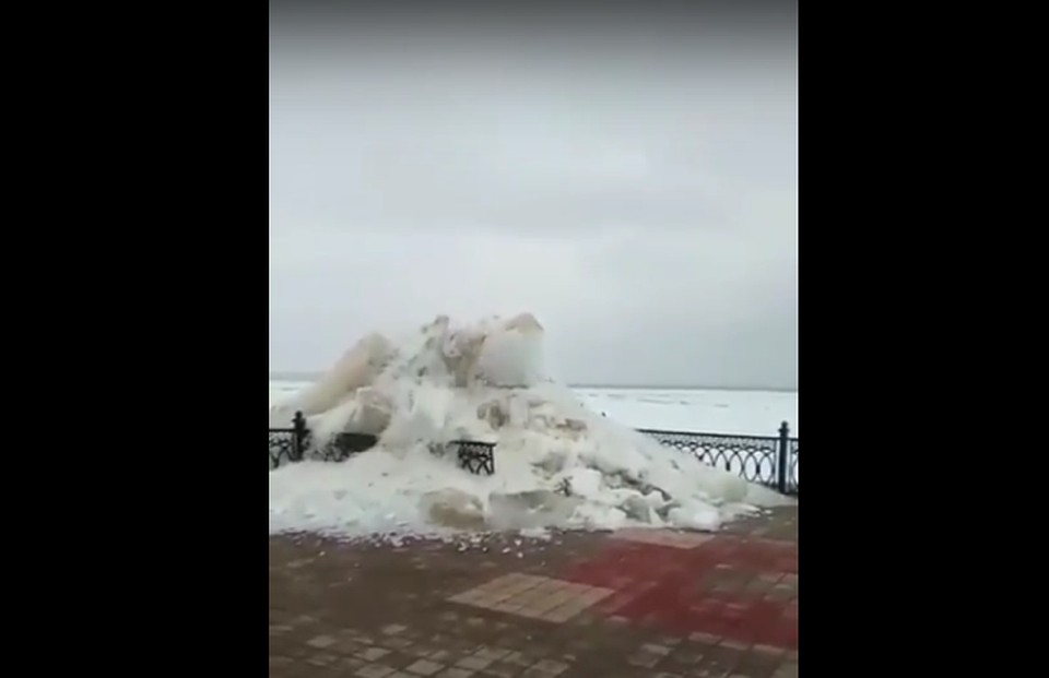 Скриншот с видео в соцсети ВКонтакте