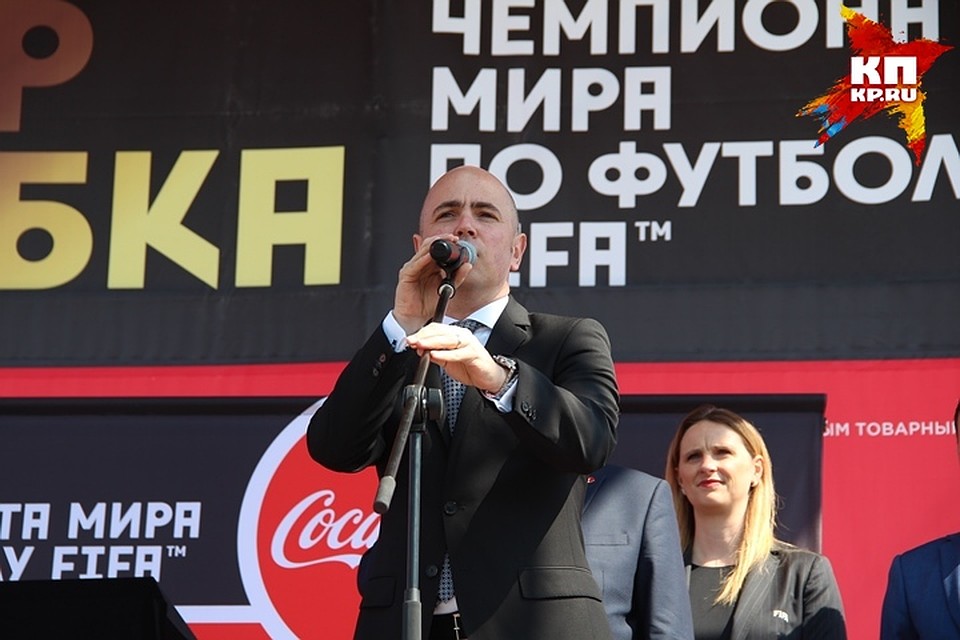 Гендиректор системы Coca-Cola в России по подготовке к чемпионату мира по футболу-2018 Микаэль Вине.