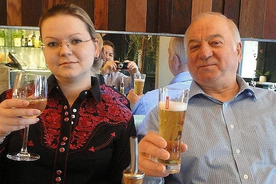 Сергей Скрипаль с дочерью Юлией