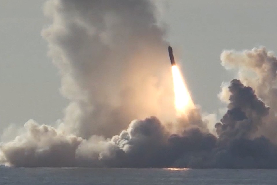 Ракеты были запущены из подводного положения