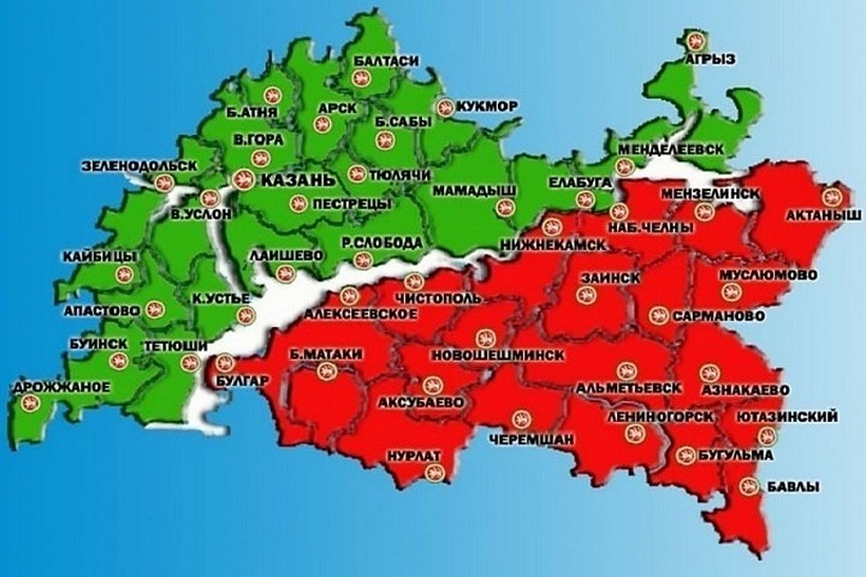 Пока границ Татарстана в ЕГРН нет.