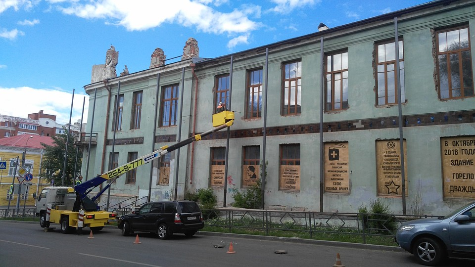 Фальшфасад появится и на здании Реального училища. Фото: соцсети
