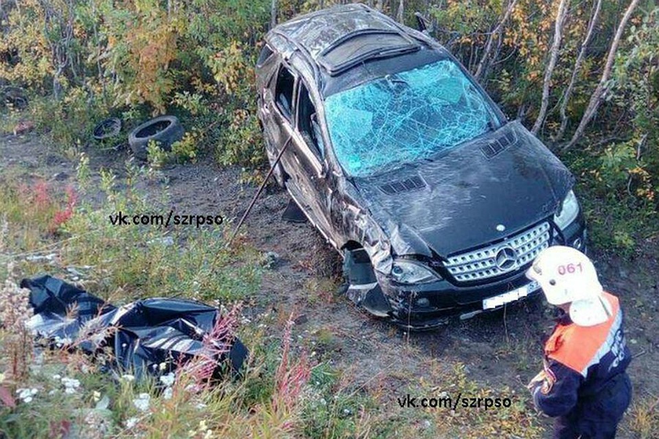 В Mercedes пассажиры не были пристегнуты. Фото: https://vk.com/szrpso