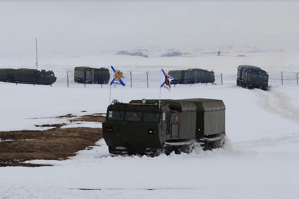Отряд совершит марш на 850 километров. Фото: пресс-служба Северного флота