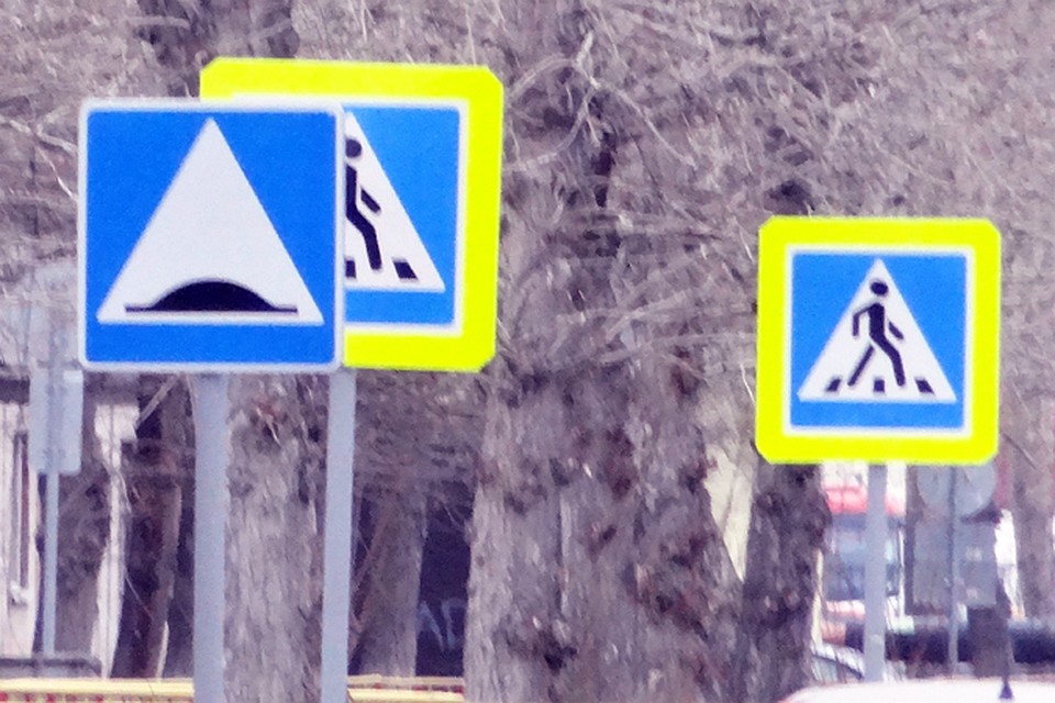 Разметка на пешеходных переходах стала ярче
