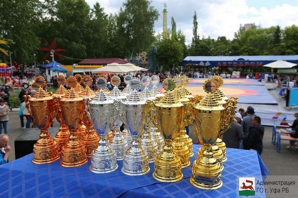 В Уфе в день города прошли соревнования по борьбе корэш