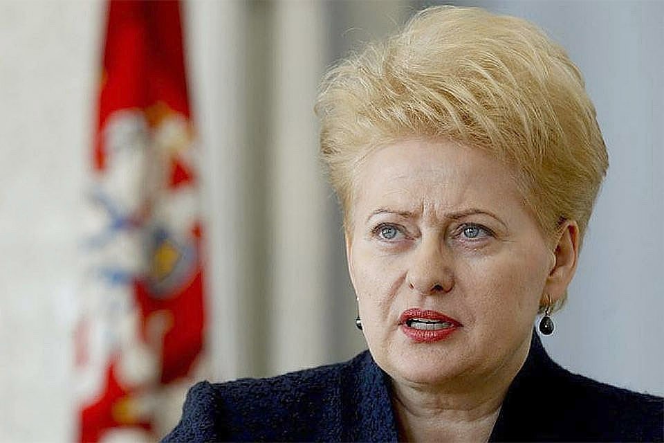 Президент Литвы Даля Грибаускайте.