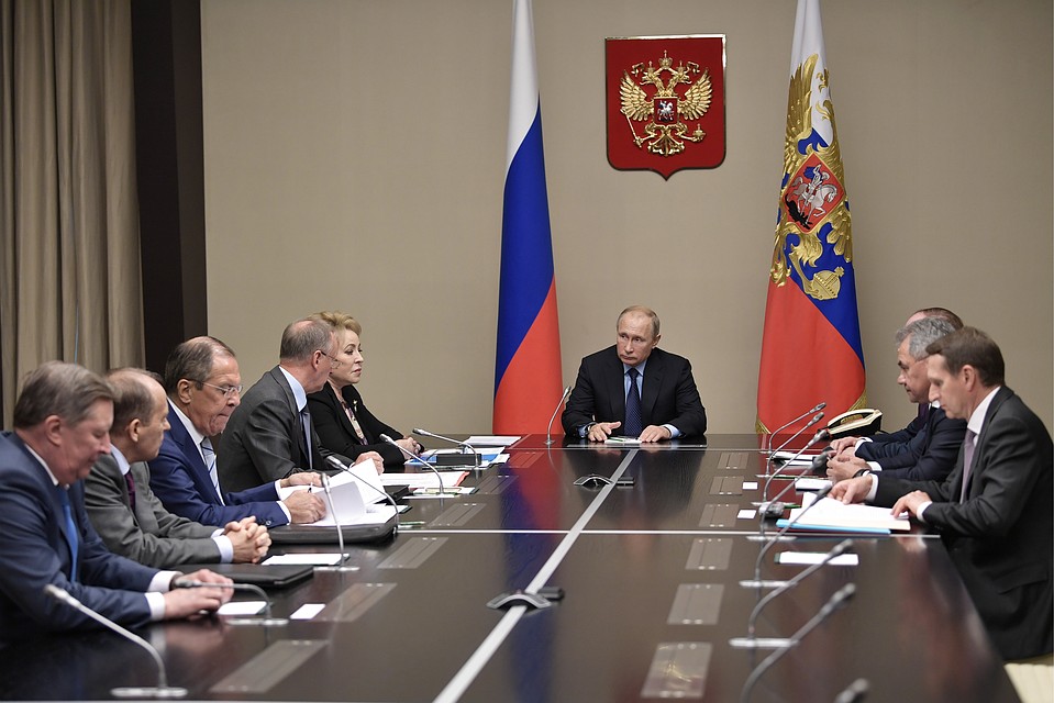 Заседание Совбеза РФ. Фото: Алексей Никольский/пресс-служба президента РФ ТАСС