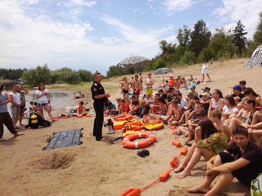 Спасатели рассказали о правилах безопасного поведения на воде. Фото: комитета обеспечения безопасности жизнедеятельности населения Волгоградской области