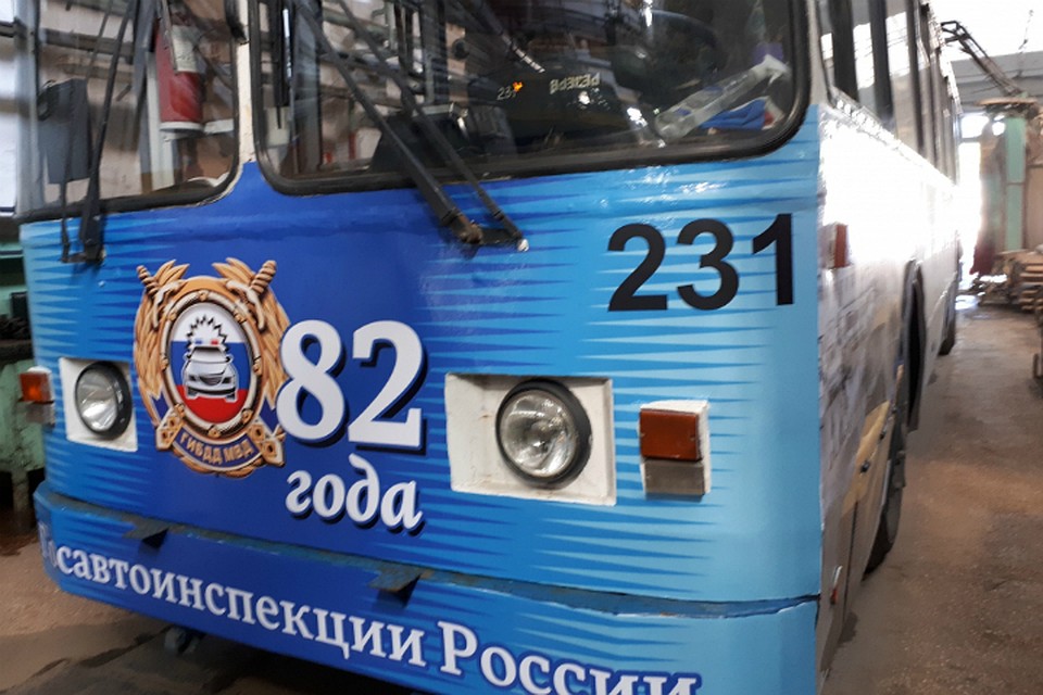 "Рогатый" с необычным дизайном уже вышел на линию. Фото: www.citymurmansk.ru