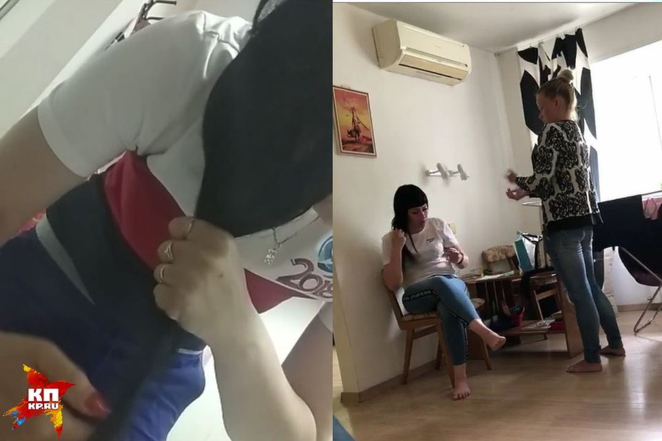 Стилист и клиентка выясняют отношения в квартире. Затем они поехали в полицию.