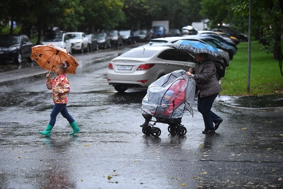В Москве установилась дождливая погода