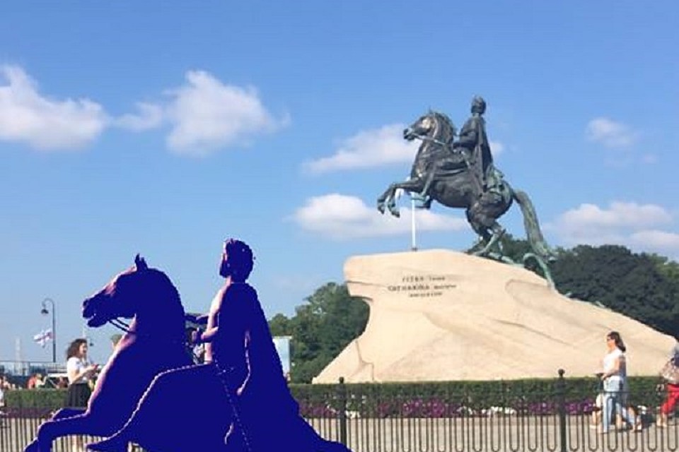 Представлено приложение с картой Петербурга в дополненной реальности. Фото: facebook.com/mol4anie