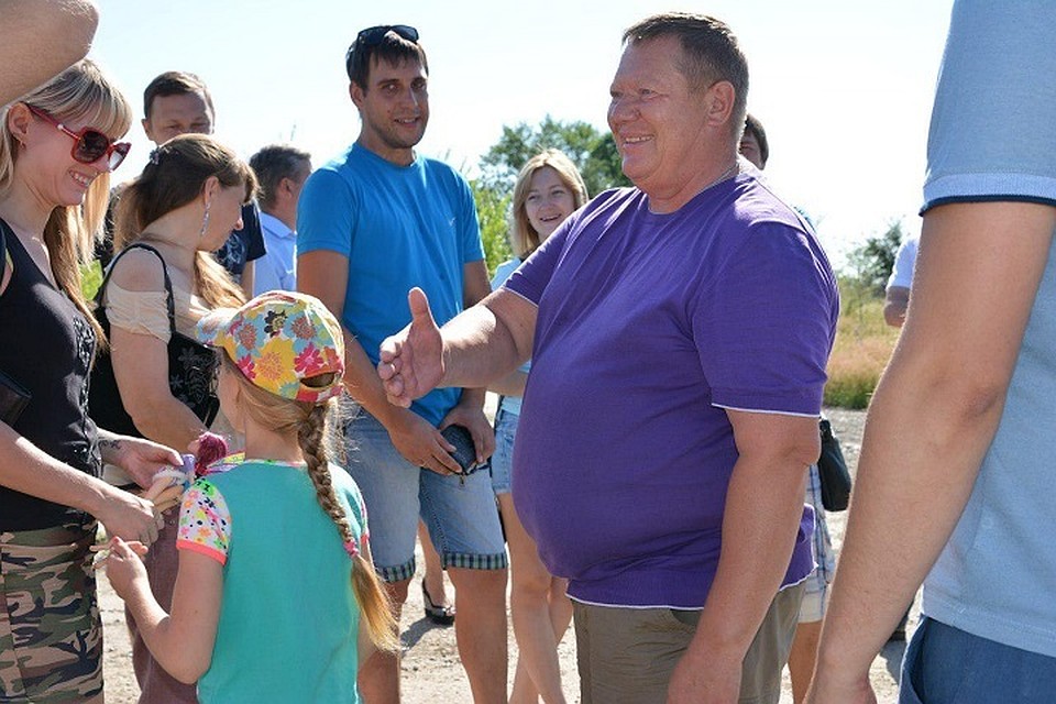 Николай Панков с дольщиками ЖК "Южный"