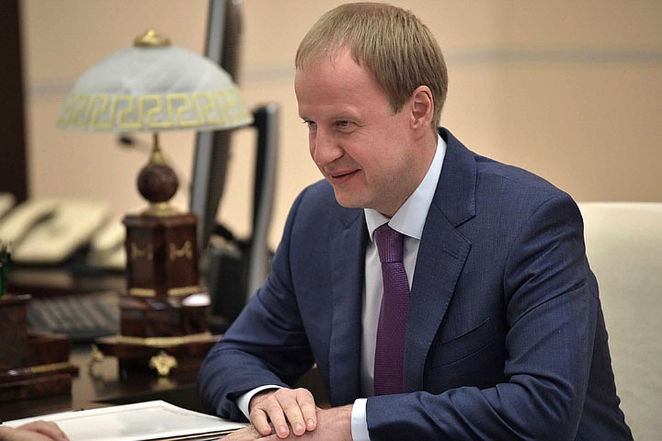 Виктор Томенко на встрече с Владимиром Путиным (фото: kremlin.ru)