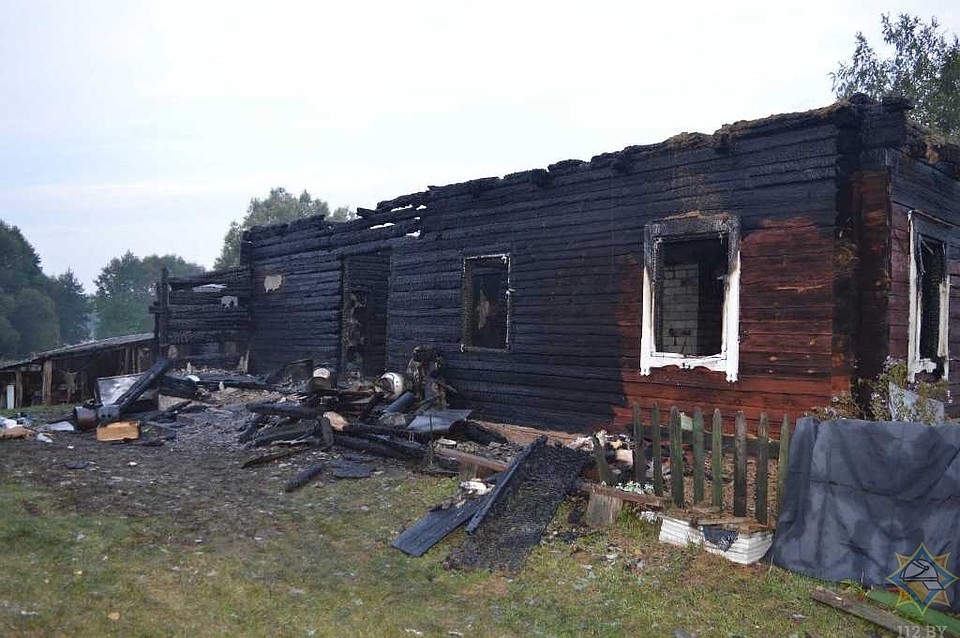 Из-за молнии в Гродненской области за сутки произошло 7 пожаров ФОТО: МЧС