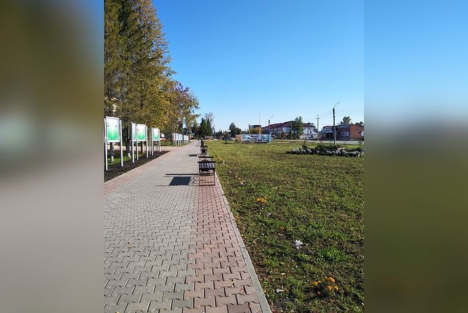 Сквер в Мошково обустраивают в рамках приоритетного проекта «Формирование комфортной городской среды». Фото: предоставлено пресс-службой правительства Новосибирской области.