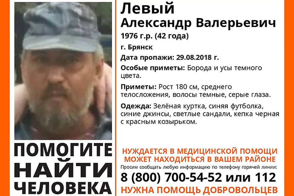 Фото: поисковый отряд "Лиза Алерт" Брянск".