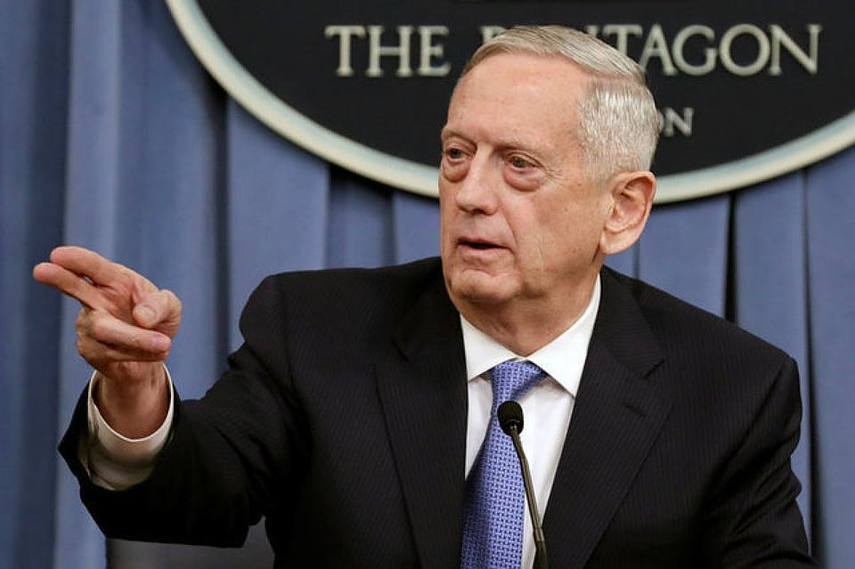 Министр обороны США Джеймс Мэттис
