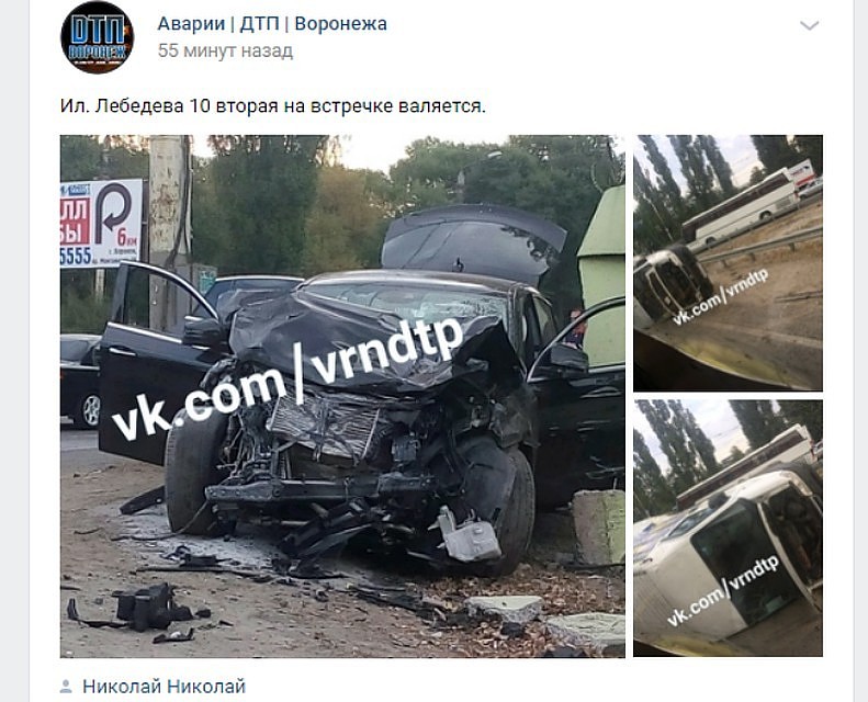 Пострадали пассажир "Мерседеса" и водитель "Фиата"