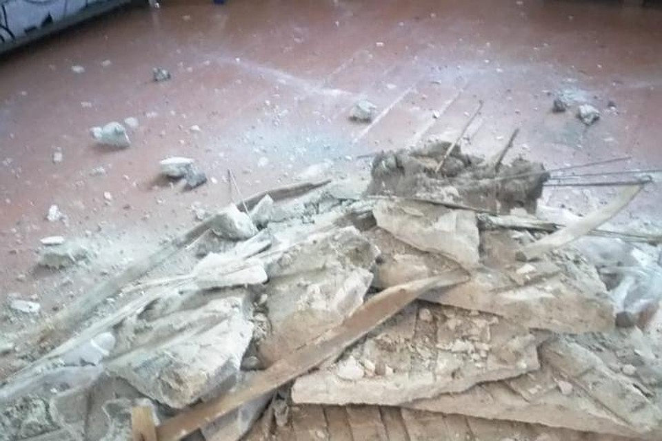 В квартире ветерана из Уфы рухнул потолок