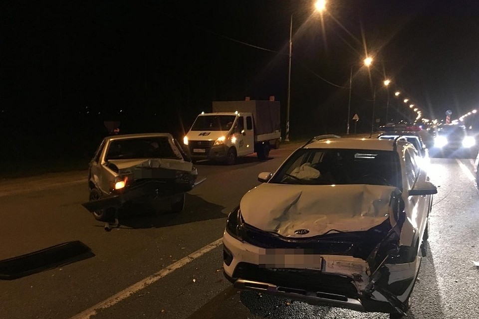 В результате ДТП травмы получил водитель "Kia"