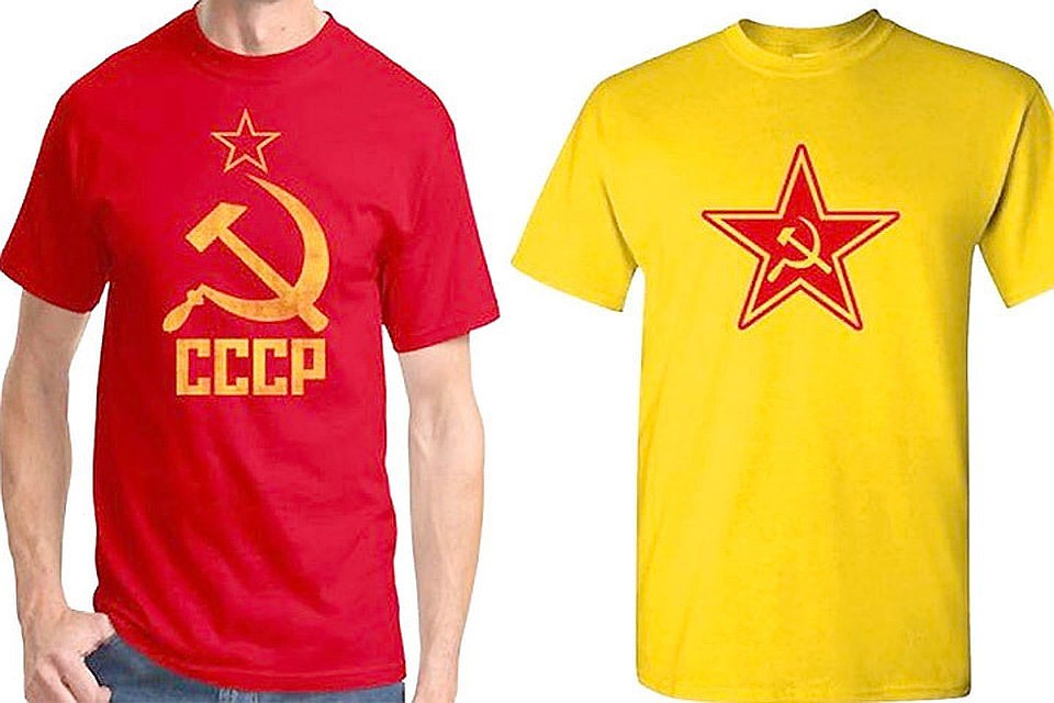 Торговая сеть Walmart пообещала изъять из торговли одежду с советской символикой. Фото: с сайта FashionUnited.ru