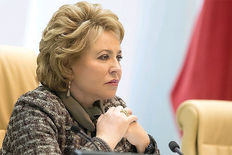 Спикер Совета Федерации Валентина Матвиенко. ФОТО Facebook СФ